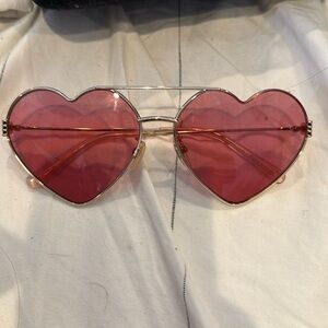 Gucci heart sunglasses